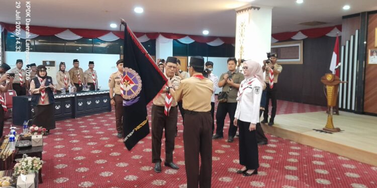 Diikuti 52 Peserta, Ketua Kwarda Lampung Buka Kpdk 2026 Dan Launching Program Garis Depan