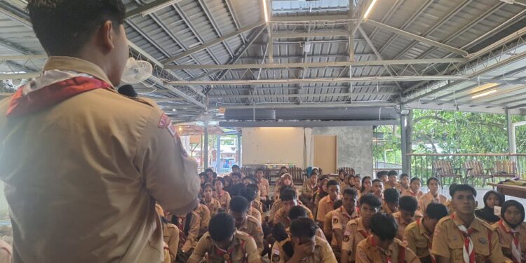 Pramuka Penggalang LC Kota Kinabalu Ikuti Latihan Dasar Kepemimpinan
