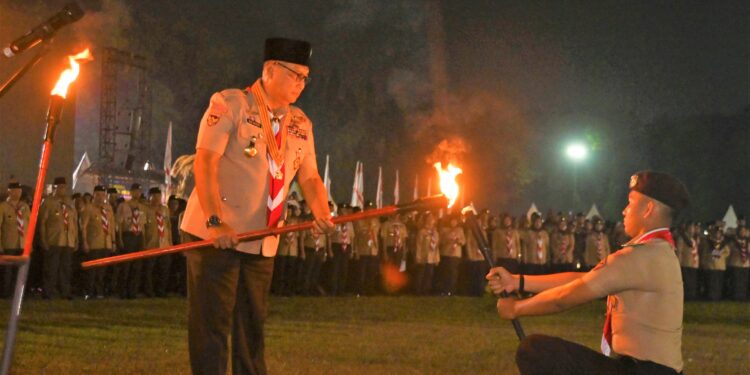 Pramuka Se-Indonesia Ulang Janji, Ketua Kwarnas: Pramuka Pilar Ketiga Pendidikan Bukan Yang Lain