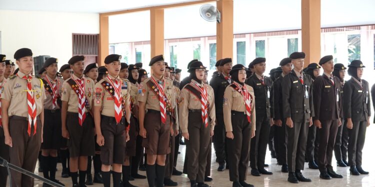 Gladi Bersih Upacara Pembukaan Jambore Nasional XII 2026 Digelar di Buperta Cibubur