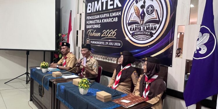 Kwarcab Banyumas Gelar Bimtek Penulisan Ilmiah bagi Pembina Pramuka