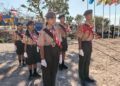 Putra Terbaik Lembata Pimpin Penurunan Bendera pada Penutupan Jamda X Pramuka NTT