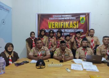 Kwartir Cabang Aceh Utara Verifikasi Calon Pramuka Penggalang Garuda