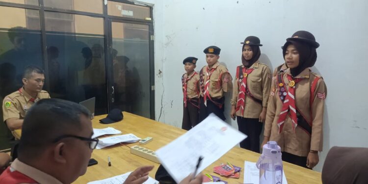 Kwartir Cabang Aceh Utara Verifikasi Calon Pramuka Penggalang Garuda