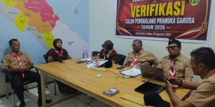 Kwartir Cabang Aceh Utara Verifikasi Calon Pramuka Penggalang Garuda