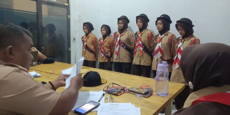 Kwartir Cabang Aceh Utara Verifikasi Calon Pramuka Penggalang Garuda