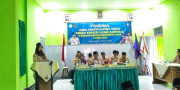 Kwarcab Banyumas Nilai Kinerja Kwarran Purwokerto Utara dalam LKT 2026