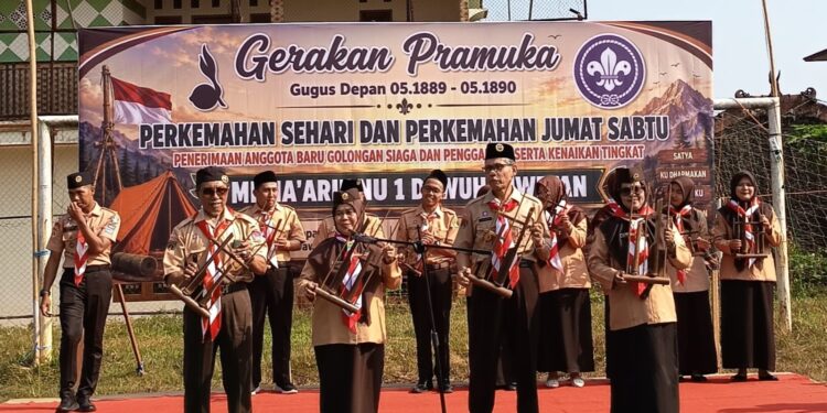 206 Penggalang Ikuti PERJUSA MI Ma’arif NU 1 Dawuhan Wetan