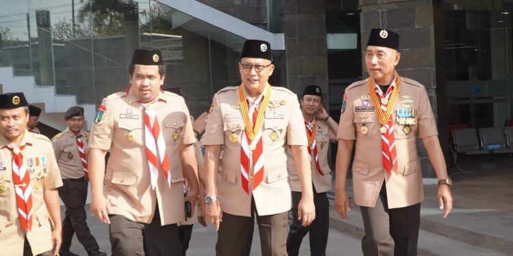 Ketua Kwarnas dan Kwarda Jatim Ziarah ke Makam Bung Karno, Tegaskan Pramuka Tak Boleh Kehilangan Akar Sejarah