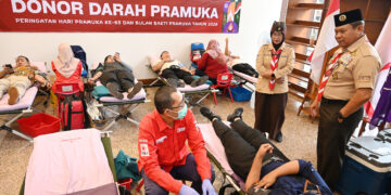 Peringati Hari Pramuka Ke-65 dan Bulan Bakti Pramuka: Kwarnas Gelar Donor Darah Tahun 2026