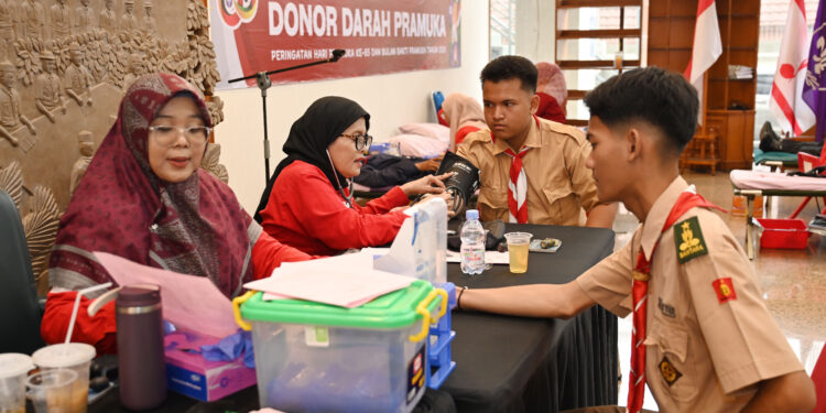 Peringati Hari Pramuka Ke-65 dan Bulan Bakti Pramuka: Kwarnas Gelar Donor Darah Tahun 2026
