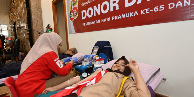 Peringati Hari Pramuka Ke-65 dan Bulan Bakti Pramuka: Kwarnas Gelar Donor Darah Tahun 2026