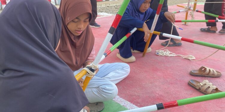 Semangat Bagi Skill, Penegak Ambalan Tomau Ikhtiar Cetak Penggalang Tangguh di SD Negeri 252 Massila