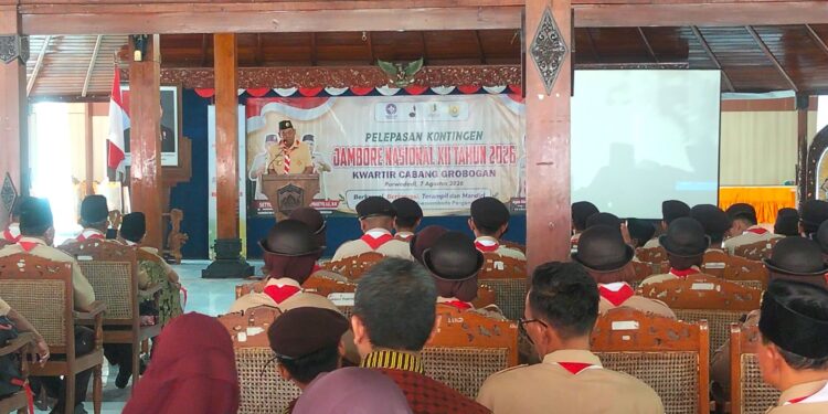 Lepas Kontingen Jambore Nasional 2026, Bupati Grobogan Ingatkan Pentingnya Karakter dan Inkulsivitas Gerakan Pramuka