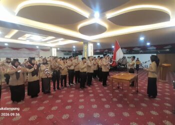 Ketua Kwarda Lampung Lantik Rektor Uin Raden Intan Lampung Jadi Kamabigus