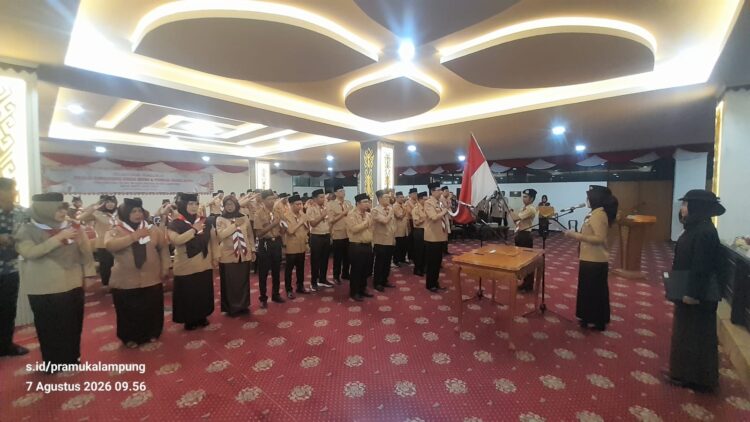 Ketua Kwarda Lampung Lantik Rektor Uin Raden Intan Lampung Jadi Kamabigus