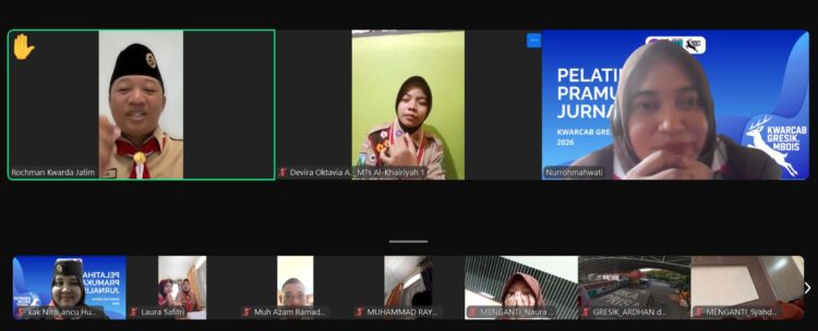 Kwarda Jatim Dukung Pelatihan Pramuka Jurnalis Kwarcab Gresik Dorong Transformasi Digital dan Penguatan Kehumasan