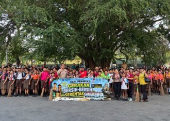 GEBER Denpasar Timur Semarakkan Bulan Bakti Pramuka, 24 Sekolah Turut Ambil Bagian