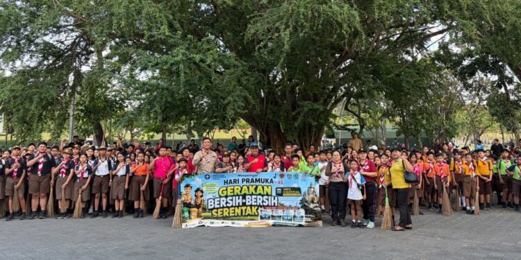 GEBER Denpasar Timur Semarakkan Bulan Bakti Pramuka, 24 Sekolah Turut Ambil Bagian