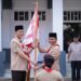 Dihadapan Ratusan Orang/wali, Bupati Aceh Selatan Lepas Kontingen Aceh Selatan mengikuti Jambore Nasional Ke XII di Cibubur Jakarta Timur.