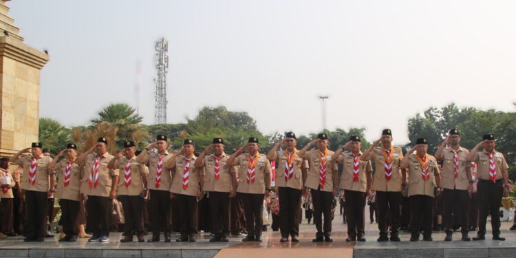 Menjelang Hari Pramuka ke-65, Kwarnas Gelar Ziarah ke Taman Makam Pahlawan