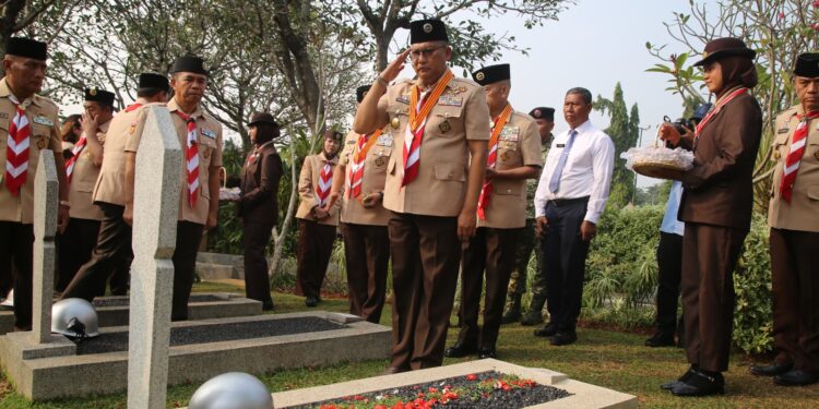 Menjelang Hari Pramuka ke-65, Kwarnas Gelar Ziarah ke Taman Makam Pahlawan