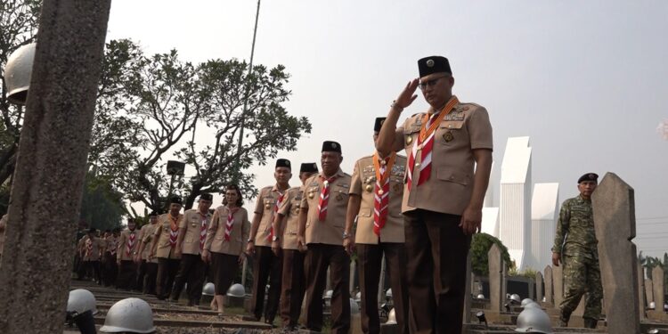 Menjelang Hari Pramuka ke-65, Kwarnas Gelar Ziarah ke Taman Makam Pahlawan
