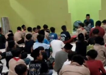 Tidak hanya Penjelajahan, Peserta Perkemahan Gelar Doa Bersama