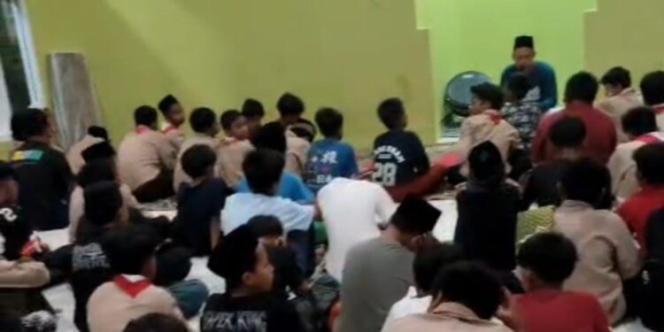 Tidak hanya Penjelajahan, Peserta Perkemahan Gelar Doa Bersama