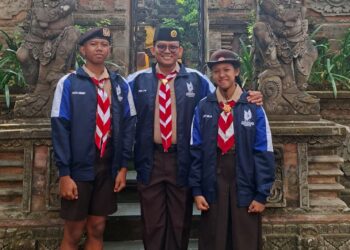 Dua Penggalang Garuda SMP Widya Sakti Denpasar Siap Unjuk Gigi di Jamnas XII Cibubur