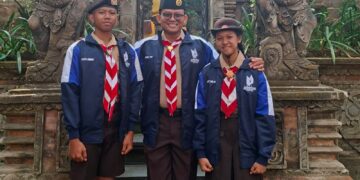Dua Penggalang Garuda SMP Widya Sakti Denpasar Siap Unjuk Gigi di Jamnas XII Cibubur
