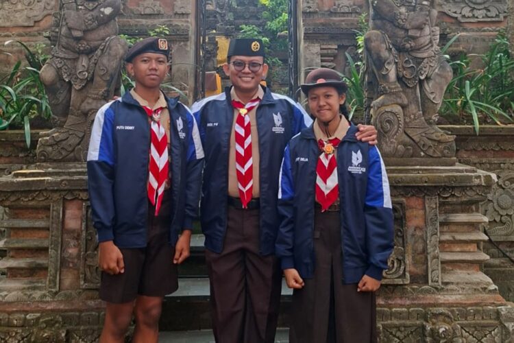 Dua Penggalang Garuda SMP Widya Sakti Denpasar Siap Unjuk Gigi di Jamnas XII Cibubur