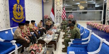 Kwarnas Gerakan Pramuka Audiensi dengan Kasal, Bahas Persiapan Jamnas XII dan Tabur Bunga di Laut