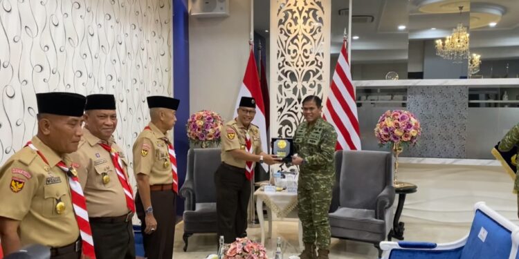 Kwarnas Gerakan Pramuka Audiensi dengan Kasal, Bahas Persiapan Jamnas XII dan Tabur Bunga di Laut