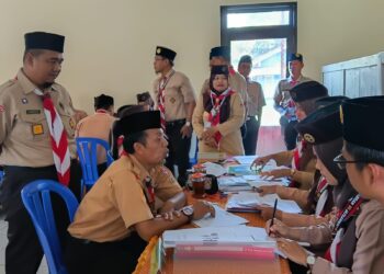 Kwarcab Banyumas Akhiri Penilaian Kwarran Tergiat di Jatilawang-Purwojati