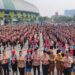 Kwarcab Kota Bekasi Kukuhkan 1.398 Pramuka Garuda dan Melepas Peserta Jamnas XII