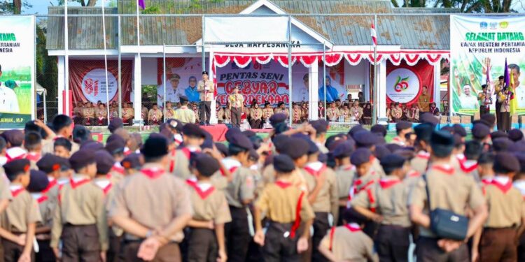 Bukan Sekadar Berkemah! Penegak Putri Ambalan Tomau Ukir Pengalaman di Peringatan Hari Pramuka ke-65 Tingkat Sulawesi Selatan”