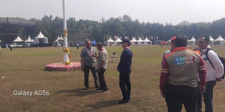 Geladi Bersih Upacara Pembukaan Jambore Nasional XII Dilaksanakan Di Bumi Perkemahan Cibubur, Dihadiri Langsung Oleh Ketua Kwartir Nasional
