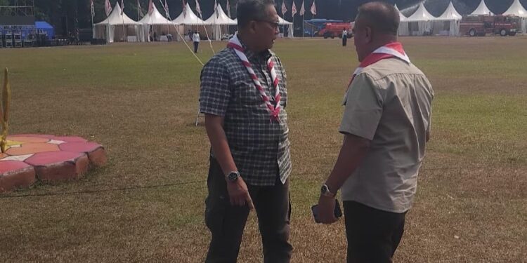Geladi Bersih Upacara Pembukaan Jambore Nasional XII Dilaksanakan Di Bumi Perkemahan Cibubur, Dihadiri Langsung Oleh Ketua Kwartir Nasional
