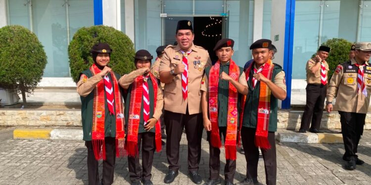 Gubernur Sumut Lepas 1.179 Anggota Pramuka Menuju Jamnas XII 2026 Di Cibubur