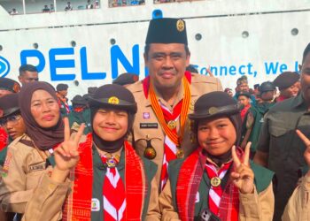 Gubernur Sumut Lepas 1.179 Anggota Pramuka Menuju Jamnas XII 2026 Di Cibubur