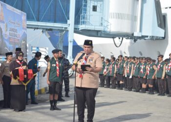 Gubernur Sumut Lepas 1.179 Anggota Pramuka Menuju Jamnas XII 2026 Di Cibubur