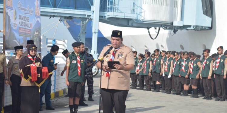 Gubernur Sumut Lepas 1.179 Anggota Pramuka Menuju Jamnas XII 2026 Di Cibubur