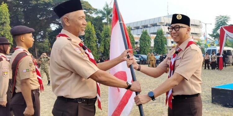 Gubernur Lampung Lepas 598 Pramuka Ikuti Jamnas XII 2026