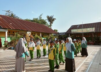 Pramuka MI Arrahman Pajekko Berangkat Ikuti Perkemahan HUT Ke-81 RI dan HUT Pramuka Ke-65