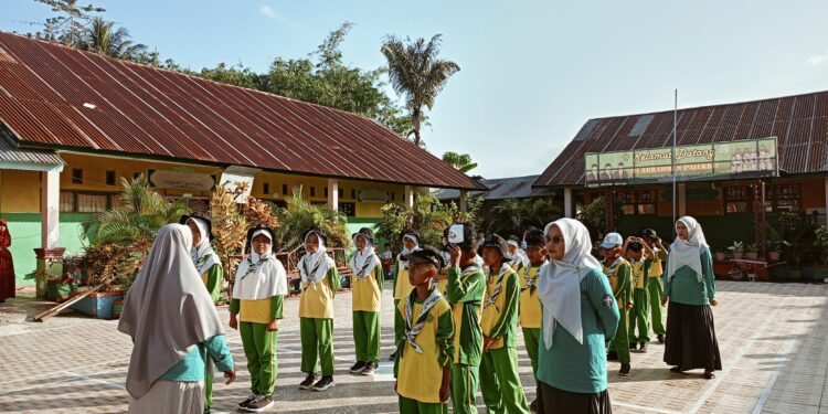 Pramuka MI Arrahman Pajekko Berangkat Ikuti Perkemahan HUT Ke-81 RI dan HUT Pramuka Ke-65