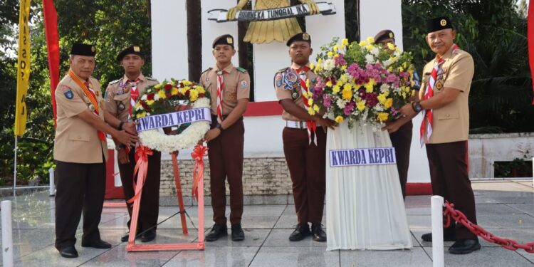 Kwarda Kepri Ziarah ke TMP Pusara Bakti, Kenang Jasa Para Pahlawan
