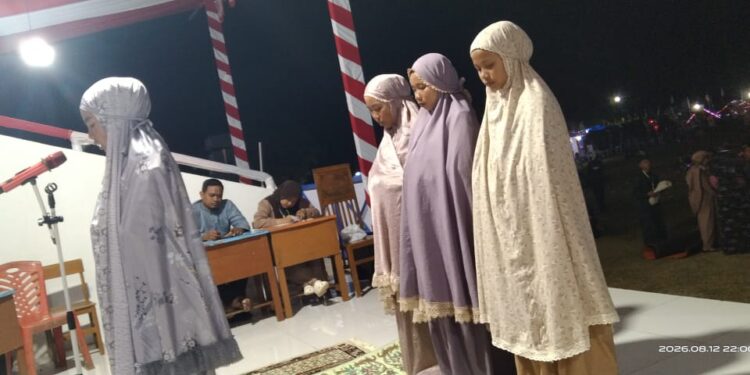Lomba Pengamalan Kode Kehormatan Pramuka melalui Praktik Salat Meriahkan Lomba Tingkat II Kwartir Ranting Barebbo