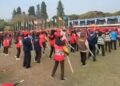 H -2 Pembukaan Jambore Nasional XII, Seluruh Perwakilan Kontingen Lakukan Latihan Klone Tongkat Di Lapangan Utama Cibubur