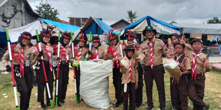 Pramuka Bergerak, Lingkungan Bersih: Semangat Pramuka Penggalang dan Saka Tarunabumi dalam Bulan Bakti Pramuka